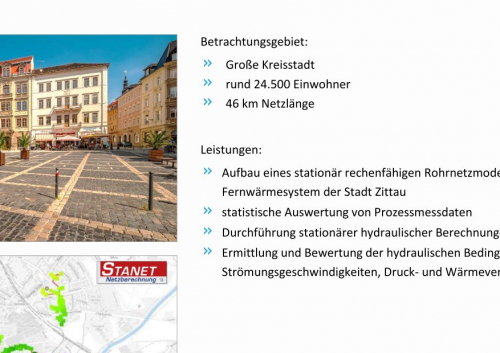 22089 Hydraulische Modellierung Des Fernwärmenetzes Zittau, SW Zittau